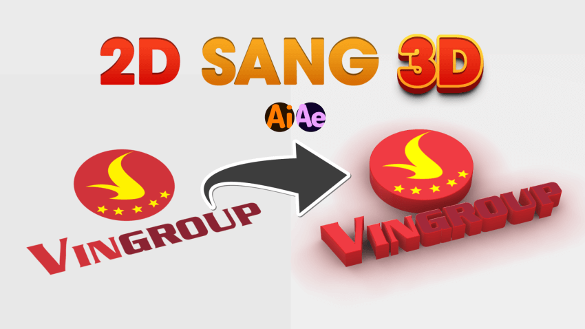 Cách chuyển logo 2D sang 3D dùng Element 3D trong After Effects