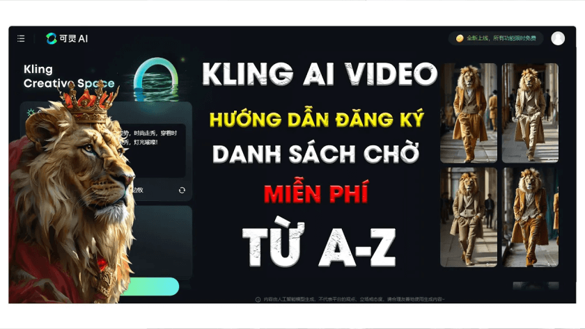 Kling AI Video   Hướng Dẫn Đăng Ký Danh Sách Chờ Miễn Phí Từ A Z