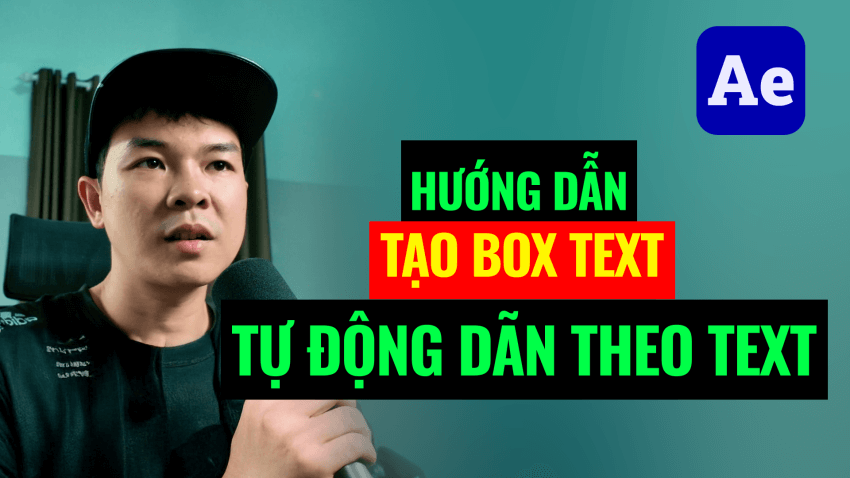 Hiệu ứng Box Text tự động After Effects